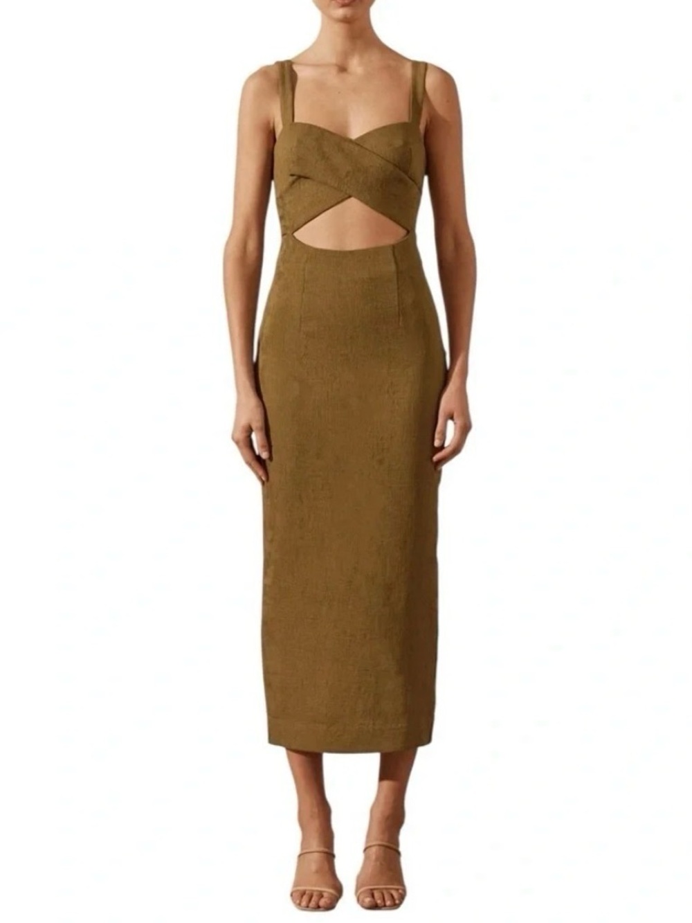 Shona Joy Cutout Midi Dress